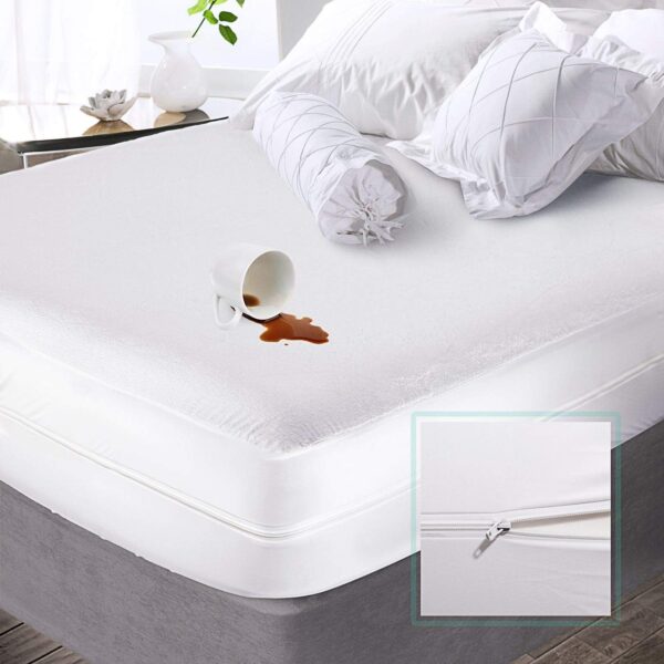 cotton terry mattress encasement