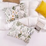 floral printed pillowcase